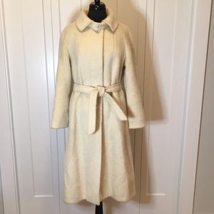 Surrey Classic Ivory mohair coat